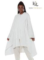 Love The Queen <br> (Fall/Holiday 2025) <br> LTQ17624 <br> <br> WHITE <br> S M L XL 1X 2X<BR><BR>Tunic
