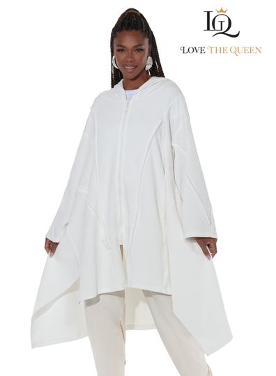 Love The Queen <br> (Fall/Holiday 2025) <br> LTQ17624 <br> <br> WHITE <br> S M L XL 1X 2X<BR><BR>Tunic