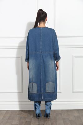 Luxe Moda by DV <br> (Fall 2024) <br> LM375 <br> <br> Blue/Denim <br> One-Size<br> <br> Dress