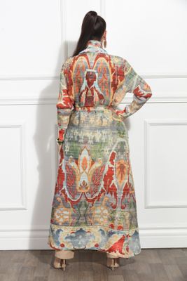 Luxe Moda by DV <br> (Fall 2024) <br> LM377 <br> <br> Multi <br> One-Size<br> <br> Long Cardigan