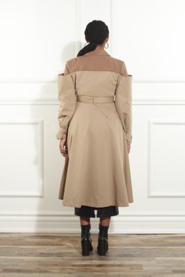Luxe Moda <br> (Fall/Holiday 2025) <br> LM-476 <br> <br> Beige/Khaki <br> S/M  L/XL  1X/2X<br> <br> Coat