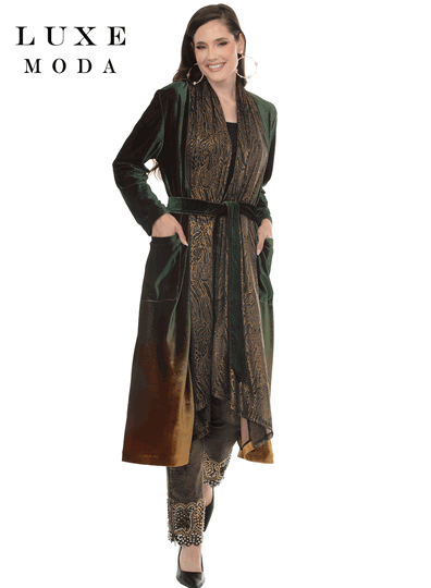 Luxe Moda <br> (Fall/Holiday 2026) <br> LM-538 <br> <br> Multi <br> S/M L/XL<br> <br> Duster