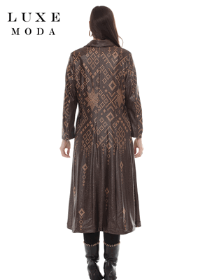 Luxe Moda <br> (Fall/Holiday 2026) <br> LM-546 <br> <br> Multi <br> L/XL 1X/2X<br> <br> Duster
