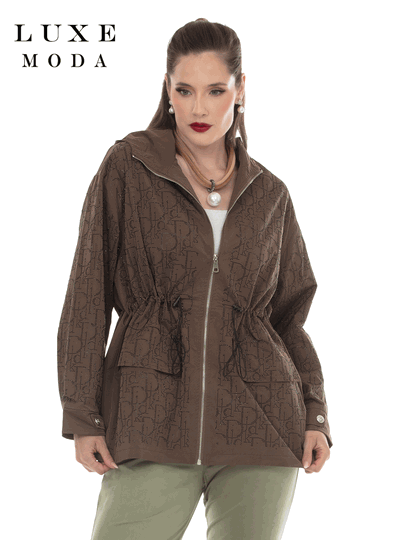 Luxe Moda <br> (Fall/Holiday 2026) <br> LM-549 <br> <br> KHAKI <br> S/M L/XL 1X/2X<br> <br> Jacket