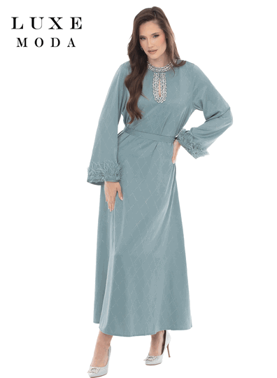 Luxe Moda <br> (Fall/Holiday 2026) <br> LM-561 <br> <br> SAGE <br> S/M L/XL 1X/2X<br> <br> Dress