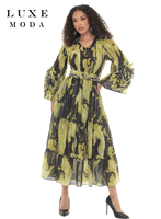 Luxe Moda <br> (Fall/Holiday 2026) <br> LM-564 <br> <br> LIME/BLACK <br> S/M L/XL 1X/2X<br> <br> Dress Luxe Moda <br> (Fall/Holiday 2026) <br> LM-564 <br> <br> LIME/BLACK <br> S/M L/XL 1X/2X<br> <br> Dress