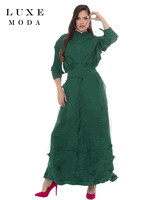 Luxe Moda <br> (Fall/Holiday 2026) <br> LM-568 <br> <br> HUNTER-GREEN <br> S/M L/XL 1X/2X<br> <br> 2pc. Top & Skirt Luxe Moda <br> (Fall/Holiday 2026) <br> LM-568 <br> <br> HUNTER-GREEN <br> S/M L/XL 1X/2X<br> <br> 2pc. Top & Skirt