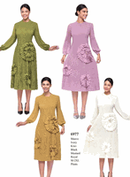 Serafina <br> (Spring/Summer 2026) <br> SF6977 <br> <br> MAUVE  <br>   IVORY  <br>   KIWI  <br>   BLACK  <br>   MUSTARD  <br>   ROYAL <br> M(10) L(12) XL(14) 1x(16) 2x(18)<br><br>PLEATS<br>DRESS