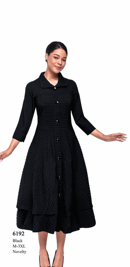 Serafina <br> (Spring/Summer 2026) <br> SF6192 <br> <br> BLACK <br> M(10) L(12) XL(14) <BR> 1x(16) 2x(18) 3x(20)<br><br>NOVELTY<br>DRESS