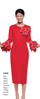 Serafina <br> (Spring/Summer 2025) <br> SF6968 <br> <br> Red  <br>  White  <br>  Black  <br>  Royal  <br>  Emerald <br> 8 10 12 14 16 18 20 22<br><br>Scuba<br>Dress