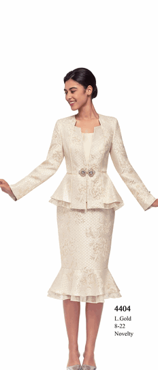 Serafina <br> (Spring/Summer 2026) <br> SF4404 <br> <br> LIGHT-GOLD <br> 8 10 12 14 16 18 20 22<br><br>NOVELTY<br>3 Piece