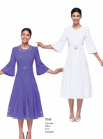 Serafina <br> (Spring/Summer 2026) <br> SF7105 <br> <br> LAVENDER  <br>   WHITE <br> 8 10 12 14 16 18 20 22<br><br>GEORGETTE<br>DRESS