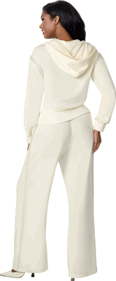 Sharz B. London <br> (Fall 2026) <br> SBL8252 <br> <br> Cream <br> S M L XL 1x 2x 3x<br><br>Pearl & Lace-trimmed Zip Hoodie & Pant Loungewear Set <br> Sharz B. London <br> (Fall 2026) <br> SBL8252 <br> <br> Cream <br> S M L XL 1x 2x 3x<br><br>Pearl & Lace-trimmed Zip Hoodie & Pant Loungewear Set <br>