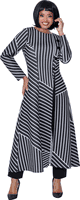 Stellar Looks <br> (Fall 2025) <br> SL600812 <br> <br> Black/White <br> 8 10 12 14 16 18 <br>  16w 18w 20w 22w 24w 26w<br><br>Scuba <br> 2 Piece Jacket & Pants