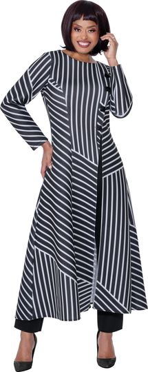 Stellar Looks <br> (Fall 2025) <br> SL600812 <br> <br> Black/White <br> 8 10 12 14 16 18 <br>  16w 18w 20w 22w 24w 26w<br><br>Scuba <br> 2 Piece Jacket & Pants