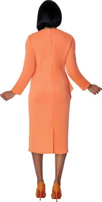 Stellar Looks <br> (Spring 2026) <br> SL600831 <br> <br> Coral <br> 8 10 12 14 16 18 <br>  16w 18w 20w 22w 24w 26w<br><br>Scuba <br> 1  Piece Dress