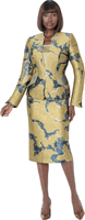 Susanna <br> (Fall 2026) <br> s3004 <br> <br> Multi <br> 8 10 12 14 16 18 20 22 24 <br> 3 Piece Jacket, Cami  & Skirt