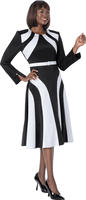Susanna <br> (Fall 2026) <br> s3010-BL <br> <br> Black <br> 8 10 12 14 16 18 20 22 <br> 1 Piece Dress