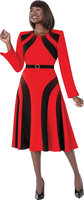 Susanna <br> (Fall 2026) <br> s3010-RE <br> <br> Red <br> 8 10 12 14 16 18 20 22 <br> 1 Piece Dress
