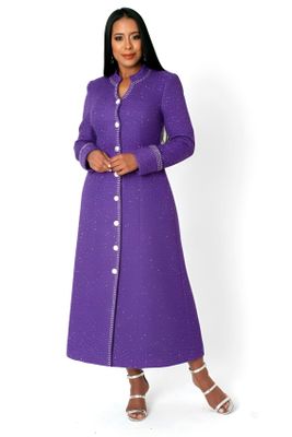 Tally Taylor <br> (2026) <br> TT41032 <br> <br> White <br> Purple <br> 6 8 10 12 14 16 18 <br> 16w 18w 20w 22w 24w 26w<BR><BR>Elegant Charm Tweed Church Robe Tally Taylor <br> (2026) <br> TT41032 <br> <br> White <br> Purple <br> 6 8 10 12 14 16 18 <br> 16w 18w 20w 22w 24w 26w<BR><BR>Elegant Charm Tweed Church Robe