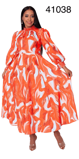 Tally Taylor <br> (2026) <br> TT41038 <br> <br> Orange <br> 8 10 12 14 16 18 20 22<BR><BR>