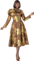 Terramina <br> (Fall 2026) <br> T7346 <br> <br> Brown <br> 8 10 12 14 16 18 20 22 <br> 1 Piece Dress