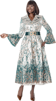 Terramina <br> (Fall 2026) <br> T7365 <br> <br> Green <br> 8 10 12 14 16 18 20 22 <br> 1 Piece Dress