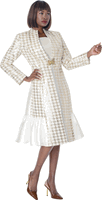 Terramina <br> (Fall 2026) <br> T7369 <br> <br> Gold <br> 8 10 12 14 16 18 20 22 24 <br> 2 Piece Dress & Coat