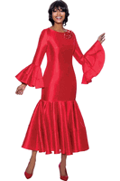 Terramina <br> (Fall 2026) <br> T7764-RE <br> <br> Red <br> 8 10 12 14 16 18 20 22 <br> 1 Piece Dress