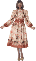Terramina <br> (Fall 2026) <br> T7038 <br> <br> Print <br> 8 10 12 14 16 18 20 22 <br> 1 Piece Dress