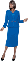 Terramina <br> (Fall 2026) <br> T9000-RO <br> <br> Royal <br> 8 10 12 14 16 18 20 22 24 <br> 3 Piece Jacket, Cami  & Skirt