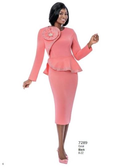 Terramina <br> (Fall 2025) <br> T7289 <br> <br> BLACK  <br>  CORAL <br> 8 10 12 14 16 18 20 22 <br>