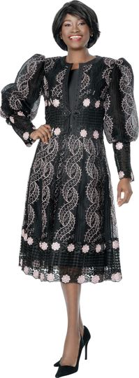 Terramina <br> (Fall 2025) <br> T7310 <br> <br> BLACK/PINK <br> 8 10 12 14 16 18 20 22 24 <br>