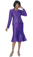 Terramina <br> (Fall 2026) <br> T7320-PU <br> <br> Purple <br> 8 10 12 14 16 18 20 22 24 <br> 3 Piece Jacket, Cami  & Skirt