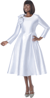 Terramina <br> (Fall 2026) <br> T7347-WH <br> <br> White <br> 8 10 12 14 16 18 20 22 <br> 1 Piece Dress