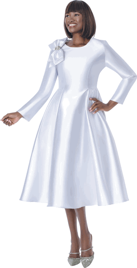 Terramina <br> (Fall 2026) <br> T7347-WH <br> <br> White <br> 8 10 12 14 16 18 20 22 <br> 1 Piece Dress