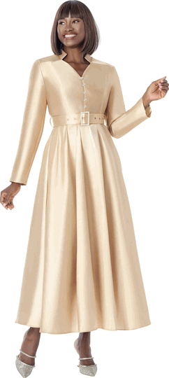 Terramina <br> (Fall 2026) <br> T7372-GO <br> <br> Gold <br> 8 10 12 14 16 18 20 22 <br> 1 Piece Dress