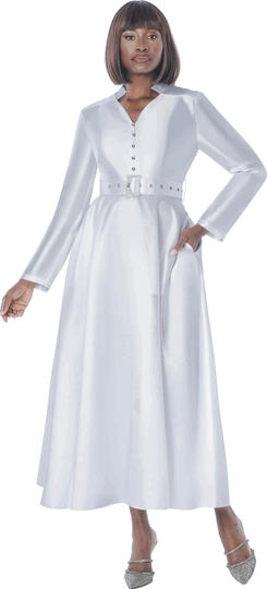 Terramina <br> (Fall 2026) <br> T7372-WH <br> <br> White <br> 8 10 12 14 16 18 20 22 <br> 1 Piece Dress