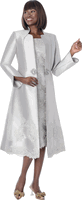 Terramina <br> (Fall 2026) <br> T7383 <br> <br> Silver <br> 8 10 12 14 16 18 20 22 <br> 2 Piece Jacket & Dress