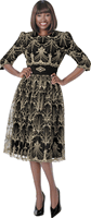 Terramina <br> (Fall 2026) <br> T7000 <br> <br> Black/Gold <br> 8 10 12 14 16 18 20 22 <br> 1 Piece Dress