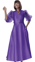 Terramina <br> (Fall 2026) <br> T7033-PU <br> <br> Purple  <br>  Black <br> 8 10 12 14 16 18 20 22 <br> 1 Piece Dress