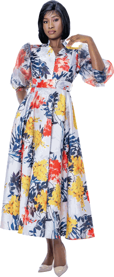 Terramina <br> (Fall 2026) <br> T7293 <br> <br> Print <br> 8 10 12 14 16 18 20 <br> 1 Piece Dress