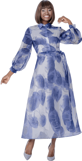 Terramina <br> (Fall 2026) <br> T7294-BL <br> <br> Blue  <br>  Green <br> 8 10 12 14 16 18 20 22 <br> 1 Piece Dress