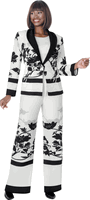 Terramina <br> (Fall 2026) <br> T7376 <br> <br> Off-White <br> 8 10 12 14 16 18 20 <br> 3 Piece Jacket, Cami  & Pants