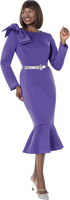 Terramina <br> (Fall 2026) <br> T7379 <br> <br> Purple <br> 8 10 12 14 16 18 20 <br> 1 Piece Dress
