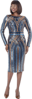 Terramina <br> (Fall 2026) <br> T7380 <br> <br> Multi <br> 8 10 12 14 16 18 20 <br> 1 Piece Dress