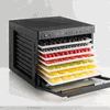 220 Volt Tribest Sedona Classic 9-Tray Food Dehydrator with Plastic Trays
