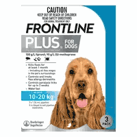 Frontline Plus Flea and Tick Control ( Medium Dog 22-44Lbs ) 6 Month Pack