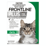 Frontline Plus for Cats (2 - 22 lbs) 0 - 10kg (3 Month Pack)