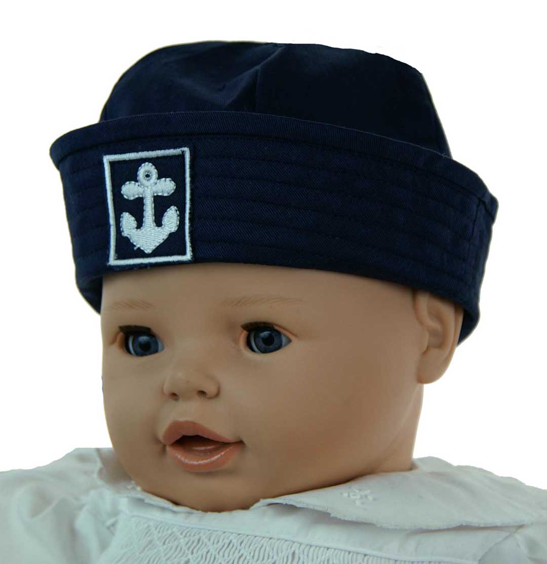 navy sailor hat,baby sailor hat,toddler sailor hat,navy sailor hat for babies,navy sailor hat